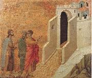 Road to Emmaus Duccio di Buoninsegna